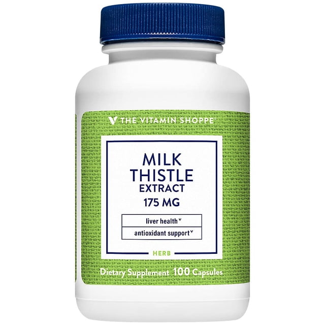 Complemente el extracto de cardo mariano de Vitamin Shoppe 175 mg