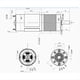 thumbnail image 5 of Motorreductor de CC con Engranajes Planetarios de Alto Par XY36-555, 24 V, 1530 Rpm, Velocidad Ajustable en Miniatura, Motor Pequeño de Baja Velocidad., 5 of 5