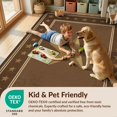 thumbnail image 4 of Design&I 8'x10' Washable Area Rug Extra Large Skid-Resistant Low Profile Vintage Bordered Border Distressed Lone Southwestern Farmhouse Flowing Dynamic for Living Room, Family, 4 of 7