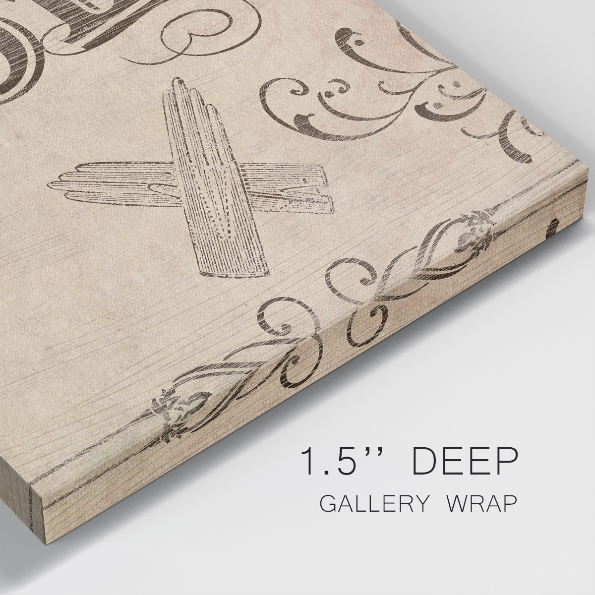 Wexford Home Custom Adagio VII-Premium Gallery Wrapped Canvas, 40" x 40" - Ready to Hang