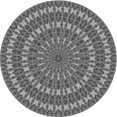thumbnail image 1 of Ahgly Company Machine Washable Indoor Round Transitional Gunmetal Gray Area Rugs, 8' Round, 1 of 7