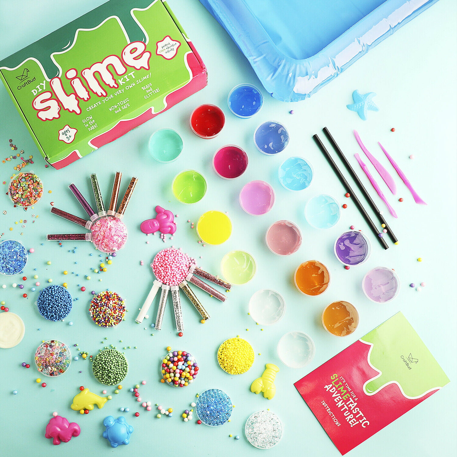 Fun Kidz Slime Making Kit for Kidsï¼ŒFunKidz Neon Color Slime
