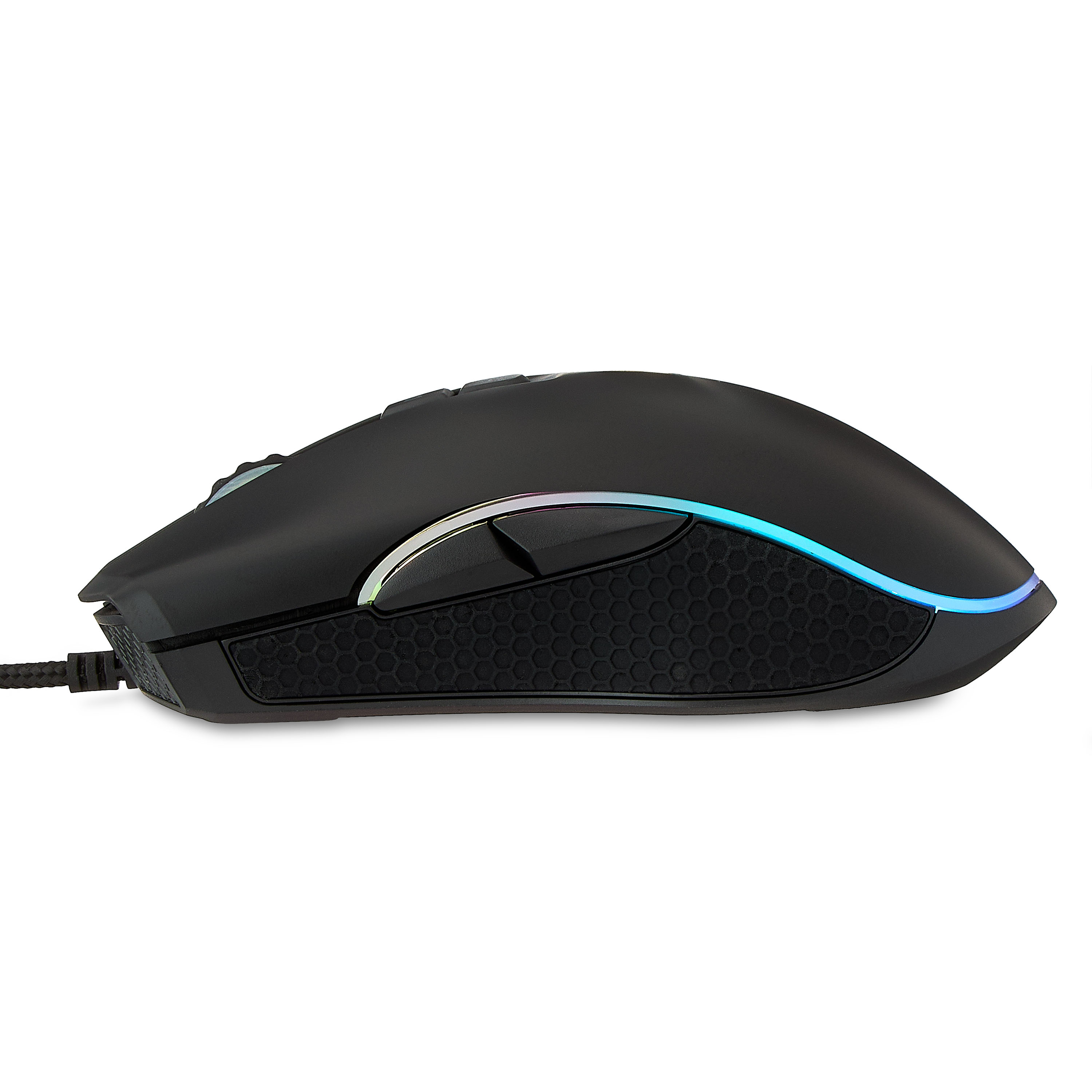 onn Wired USB Gaming Mouse with Adjustable DPI, 7 Buttons, Black photo 4