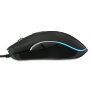 onn Wired USB Gaming Mouse with Adjustable DPI, Backlit, 7 Buttons Black