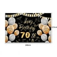 thumbnail image 2 of MGEZCOO 60th Birthday Decorations Banner for Indoor Outdoor Party 43*71 inch, 2 of 6