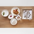 thumbnail image 3 of 16-Piece Porcelain Dinnerware Set, White Round Coupe Plates & Bowls, Service for 4, Microwave & Dishwasher Safe – Threshold™, 3 of 11