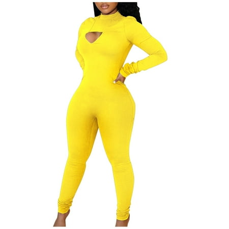 

NECHOLOGY Women S Fashion Overalls Womens Summer Short Rompers Sexy Cute Loose Tie Front Jumpsuit Casual V Neck Wide Leg Beach Overalls Yellow Large