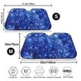 thumbnail image 3 of Fotbe Blurred Star Snow Christmas Car Windshield Sunshade | Sun Visor Protector Front Window Shade, Keeps Out UV Rays, Keeps Your Vehicle Cool-Medium, 3 of 7