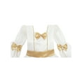 thumbnail image 4 of Flower Girl Dress Champagne Bow Tie Tulle Wedding Bridesmaid 4, 4 of 4
