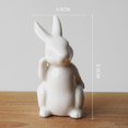 thumbnail image 4 of 4 de cerámica modernas, estatua de Pascua, librería para , manualidades decorativas, 4 of 9