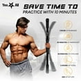 Yes4All MultiPurpose Elastic Fitness Bar For Bodyblade Training with