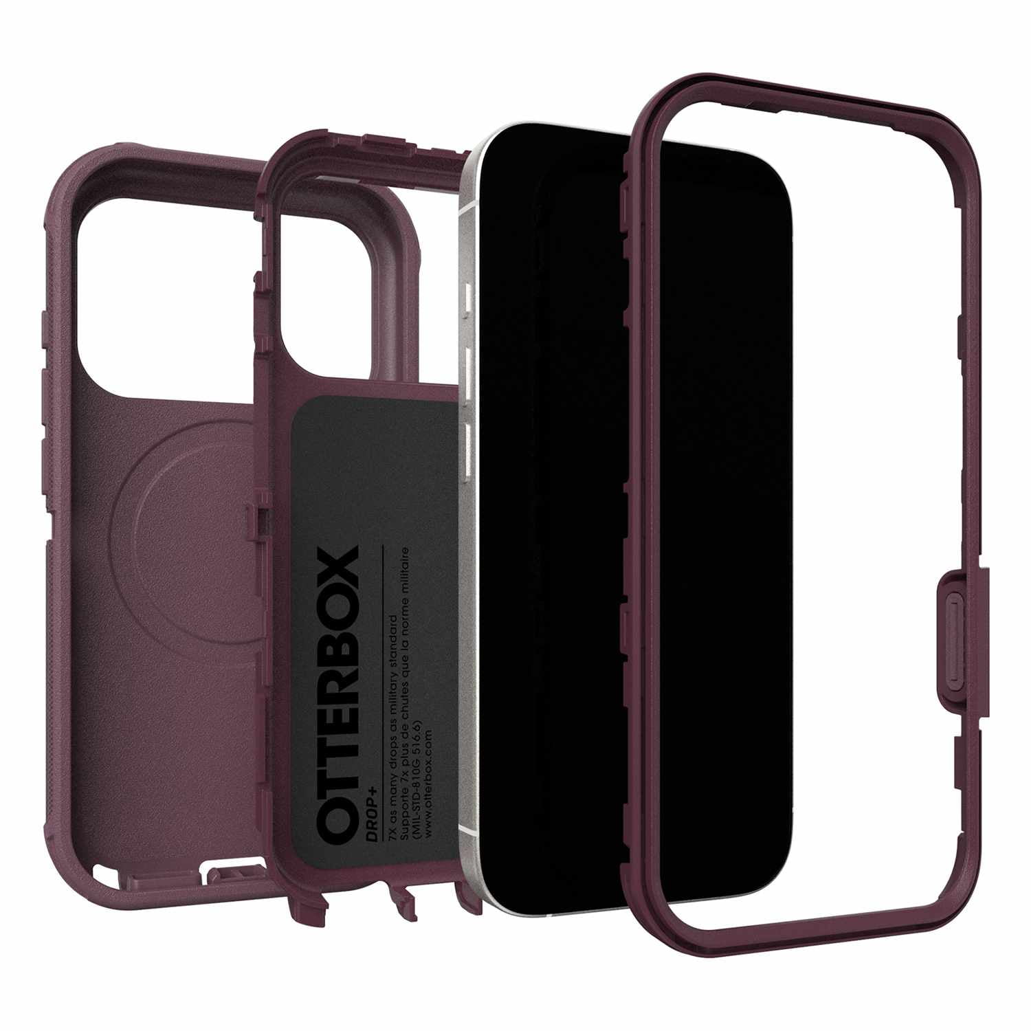 OtterBox Defender Pro MagSafe Case w/Camera Control Trailhead (Purple) for iPhone 17 Pro Max