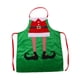 thumbnail image 5 of Delantal navideño, delantal de cocina con babero para adultos, delantal decorativo ajustable Verde, 5 of 9