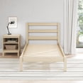 thumbnail image 3 of Mainstays Palmer Twin Bed, Natural Teak, 3 of 23