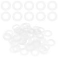 thumbnail image 1 of Uxcell 60-Pack M12 Arandelas Planas de Nylon 12mm ID 20mm OD 1mm Grosor Espaciador de Sellado Junta Anillo Blanco, 1 of 6