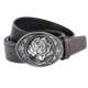 thumbnail image 1 of Cinturón para hombre de estilo vintage Cuero de PU ajustable para casual Café Sunnimix Cinturón de vaquera occidental, 1 of 6