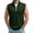 Army Green, variant on Corduroy Half Zip Vest for Men , Men's Casual 1/4 Zip Stand Collar Tank Tops, Breathable Pullover Sleeveless Corduroy T-Shirts Polos for Daily Wear, Golf & Casual Sports
