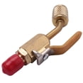 thumbnail image 1 of R410a R134a Brass Shut Valve For A/C Charging Hoses HVAC 1/4inch AC Refrige, 1 of 10