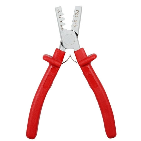 

Pz 1.5-6 Style Small Crimping Pliers for Insulated and Non-Insulated Ferrules Terminals Screwdriver