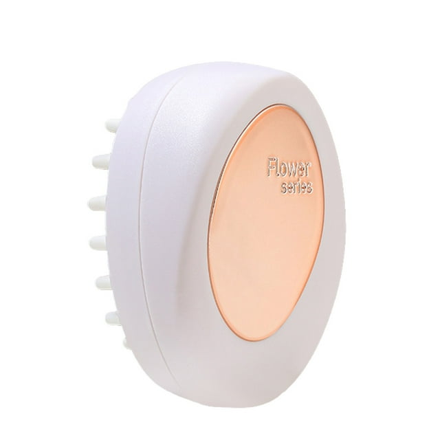 Vogacara Masajeador de cuero cabelludo, ducha de mano de silicona, cepillo de masaje para el cabello con cabeza seca y húmeda, herramienta de Type3 NO3