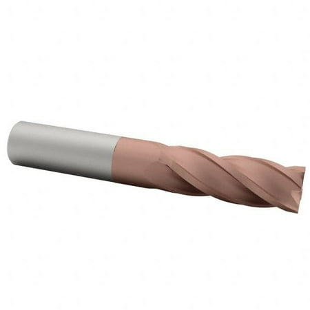 

Accupro 1/2 Diam 4 Flute Single End Solid Carbide 0.06 Corner Radius End Mill TiCN 3 OAL 1 LOC 1/2 Shank Diam 40° Helix RH Cut RH Flute Centercutting