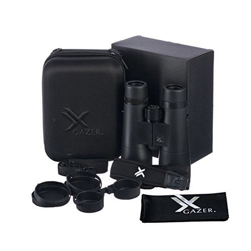 Xgazer Optics 10x50 Ultra HD Certvision Binoculars, Anti-Reflective Lenses Waterproof, Fogproof, Rainproof | Hunting, Safari, Birding, Bird Watching, Sporting Events | Incl. Strap, Hard Case, Covers