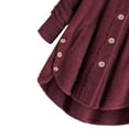 thumbnail image 4 of Winter Coat Sweatshirt for Women Plush Solid Button Long Sleeve, 4 of 9