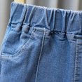 thumbnail image 4 of SDNall Kids Girls Bell Bottom Jeans Lace Hem Flare Denim Pants Fashion Cute Sweet Boe Flared Pants Trousers Jeans Pants Age:2-3Years, 4 of 9