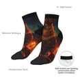 thumbnail image 6 of Pofeuu Candle Shepherd Dog Print 30cm Socks, Adult Running Hiking Socks for Youth and Adult, 6 of 7