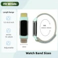 thumbnail image 3 of MYKOMI 3 Pack Nylon Watch Band Compatible with Fitbit Charge 6 / Fitbit Charge 5 Band,Adjustable Braided Straps Band Soft Breathable Stretchy Loop Strap for Charge 6 / Charge 5, 3 of 6