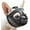 Black, variant on Short Snout Dog Muzzle, French Bulldog Muzzle with Tongue Out Design to Prevent Eating Biting Licking, Mesh Dog Muzzle for English Bulldog, Breathable Muzzle for Grooming Walking
