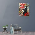 thumbnail image 3 of Banksy Canvas Wall Art Follow Your Dreams Street Graffiti Large Canvas Prints for Living Room Bedroom Home Decorations Modern Stretched Framed Artwork 16x12 inch / 40x30 cm, 3 of 6