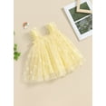 thumbnail image 3 of SUNSIOM Robe d'Été Sans Manches pour Filles, Robe Princesse en Tulle à Fleurs, 3 of 7