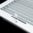 thumbnail image 6 of Fits 20x8 Duct Opening Steel Adjustable Air Supply Grille by Handua | Register Vent Cover Grill for Sidewall and Ceiling | White | Outer Dimensions: 21.75" X 9.75", 6 of 9