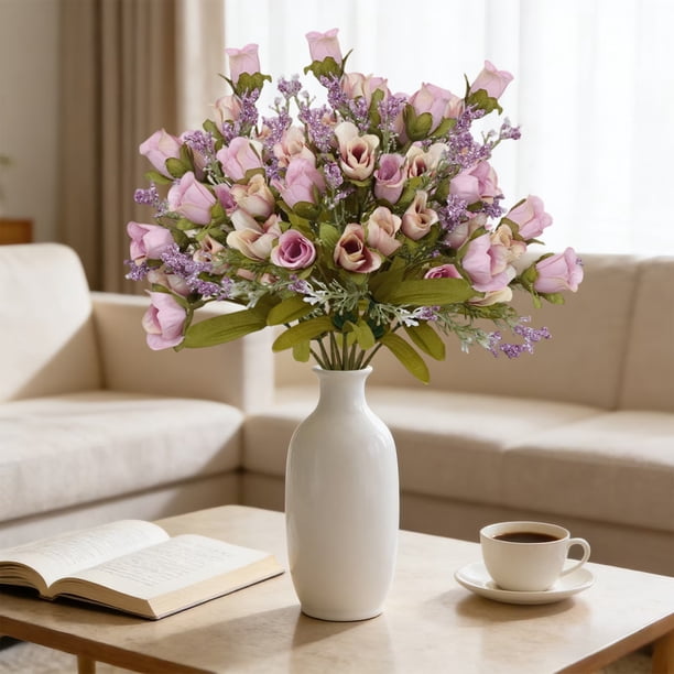 Ramo de boda portátil con flor artificial para decoración del centro de mesa