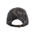 thumbnail image 2 of J. America TW5537 Ripper Washed Cotton Ripstop Cap - Black Camo, 2 of 2