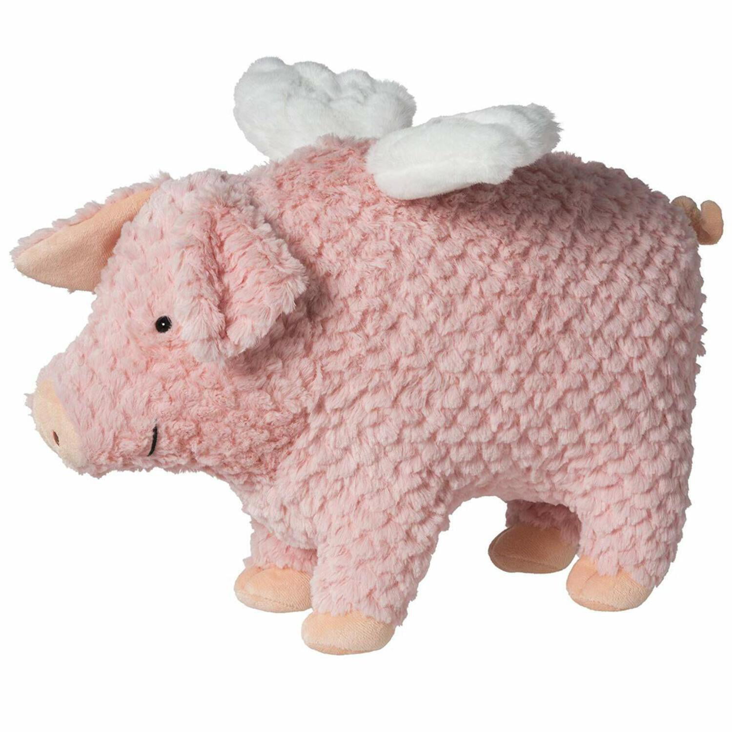 Mary Meyer FabFuzz Stuffed Animal Soft Toy Mud Flapper Flying Pig 15" 
