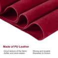 thumbnail image 4 of Uxcell PU Synthetic Leather, Soft Faux Frosted Leather Sheet 160x10cm/5.25x0.33ft Dark Red for DIY Handicraft, 4 of 5