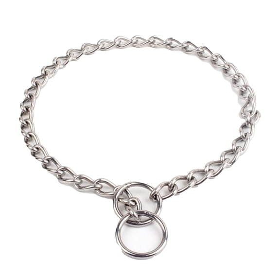 GASTROPOD Chain Choke Collar for Dogs,Metal Training Heavy Duty Dog Choker Collar Adjustable Stainless Slip Link Weather Proof Puppy Necklace for Small Medium Large Big XL Breed Pet Dogs