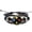 10tyle, variant on Unisex Leather Bracelet Vintage Alloy Constellation Beaded Design Retro Game Controller Time Gem Anniversary Souvenir