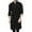 Black, variant on Men's Casual Solid Stand Collar Robe Long Sleeve Button Jubba Thobe Mens Long Sleeve Dress Shirt Slim Fit Dress Shirt for Men Mens Dress Work Shirts Long Sleeve Men Slim Fit Casual Button down Shirts