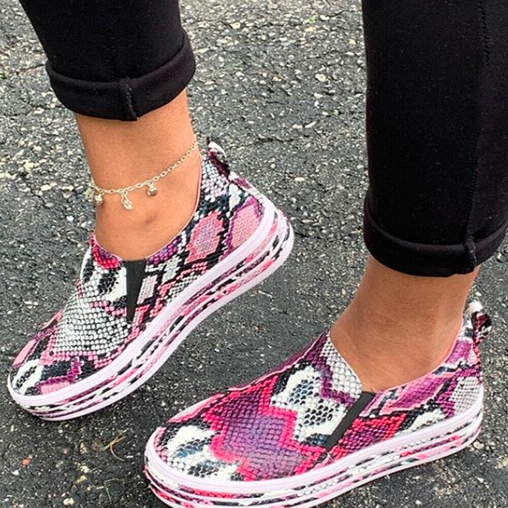 lee cooper snakeskin ladies trainers