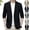 Black, variant on Summer Lightweight Travel Blazer for Men Wrinkle Free, Sport Coat Men Stretch Business Casual 2 Button Suit Jackets