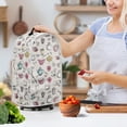 thumbnail image 3 of HELLHERO Coffee Floral Pattern Design Blender Dust Cover for Home Kitchen Indoor, Home Kitchen Waterproof AntiSlip, 3 of 6