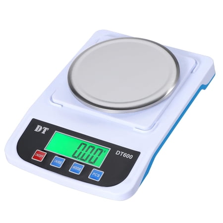 FOUR E's Scientific Lab Scale 600g x 0.01g Scientific Scale Precision Digital Electronic Laboratory Analytical Balance Jewelry Scale