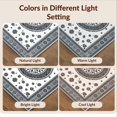 thumbnail image 7 of Design&I 2'x3' Ultra Soft Door Mat, Door Curved Border Interlocking Ring Decorative Front Boho Urg None Fluffy Washable Easy Care Indoor rug for Bedside Entryway, 7 of 7