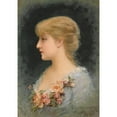 thumbnail image 3 of Emile Eisman-Semenowsky 14x18 Black Modern Framed Museum Art Print Titled - Portrait of a Girl (1882), 3 of 5