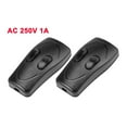 thumbnail image 5 of Uxcell Inline Cord Switch AC 250V 1A Duplex On Off Feed-Through Rocker Switch for Desk Light Black 2Pack, 5 of 5
