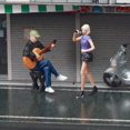 thumbnail image 2 of Guitarist and Singer Figures Desk tiny architecture model Decoration Miniature for Scenery Landscape, 2 of 9