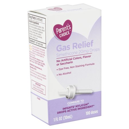 Parent's Choice Infants' Gas Relief Simethicone Drops, 20mg, 1 fl (Best Gas Drops For Babies Canada)